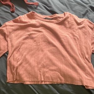 forever 21 light pink shirt, S: S but fits like a medium